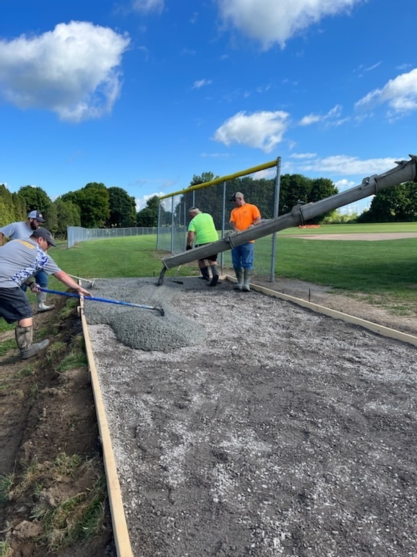 Pouring Concrete